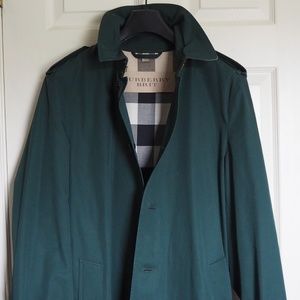Burberry single-breasted men's trench coat